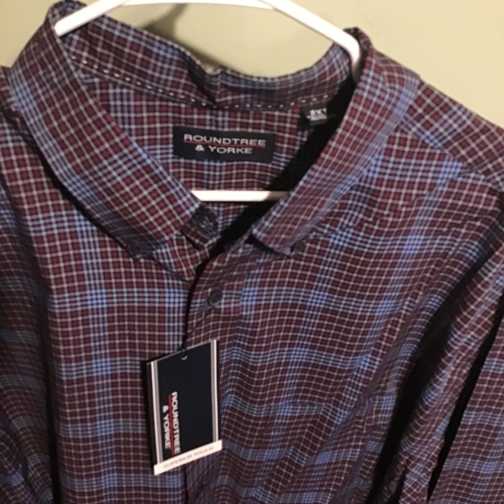 Men’s big and tall long sleeve shirt